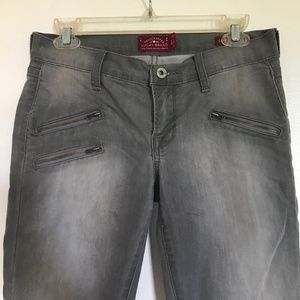 Lucky Brand Distressed Grey Skinny Jeans
